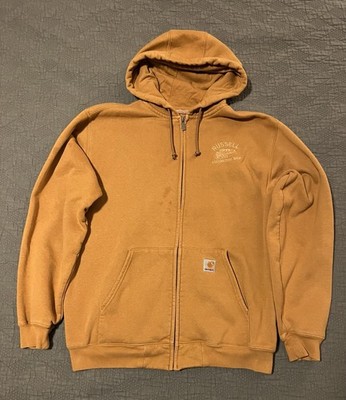🟦🟦🟦 VINTAGE CARHARTT CSX RAILROAD RUSSELL SHOP EMPLOYEE HOODIE