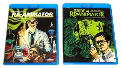 Blu-Ray Set Re-Animator 1+2 Bride of Re-Animator (1985+1989) Uncut FSK18 wie neu