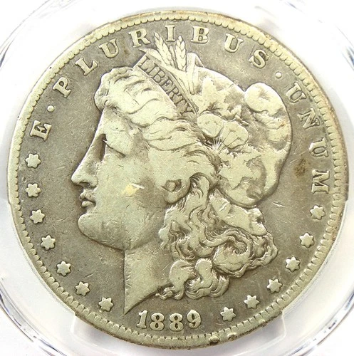 1889-CC Morgan Silver Dollar $1 Carson City Coin - Certified PCGS Fine Details
