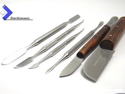 Dental Laboratory Cement Mixing Spatulas Plaster & Alginate Wax Modelling Carver