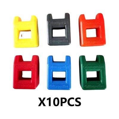 10Pieces Compact Screwdriver Magnetizer and Demagnetizer for Furniture Assembly