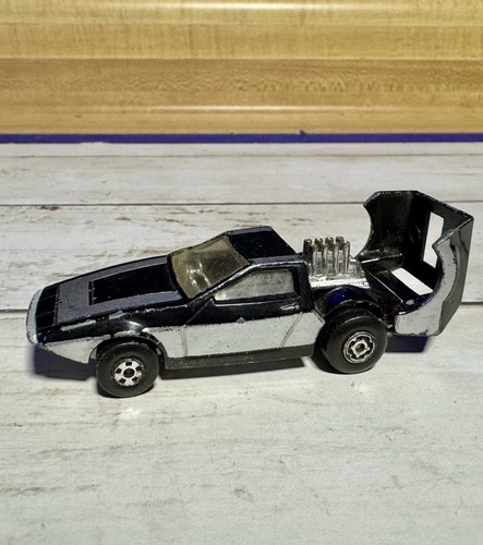 1972 Matchbox Superfast No. 51 Midnight Magic Black Silver Vintage Diecast Car - Picture 2 of 7