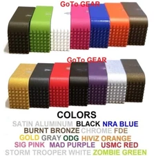  For GLOCK 42 43  Custom Stippled Extended Aluminum Magazine Release  G42 G43