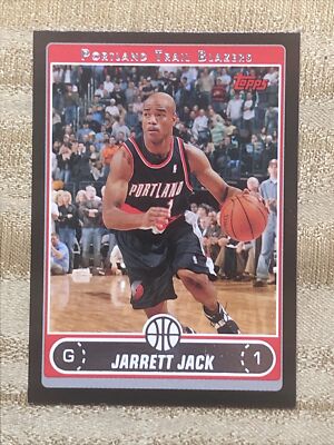 2006-07 Topps Jarrett Jack Black Border Parallel #31/99 *** Print Line ***