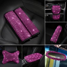 Rhinestone Car Gear Shift Cover Hand Brake Cover Interior Styling Accessories Rhinestone Car Gear Shift Cover Hand Brake Cover Interior Styling Accessories