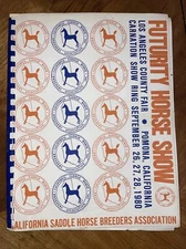 Futurity Horse Show, Los Angeles County Fair, Pomona 1980, CA Saddle Horse Breed