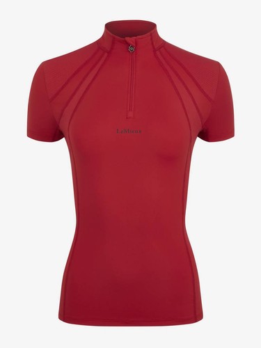 LeMieux Mia Mesh Short Sleeve Base Layer Technical Wicking Stretch Shirt XC Top - Picture 7 of 26