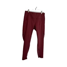 Active Life Pink Mesh Detail Crop Leggings Pull On Athletic Womens Size L