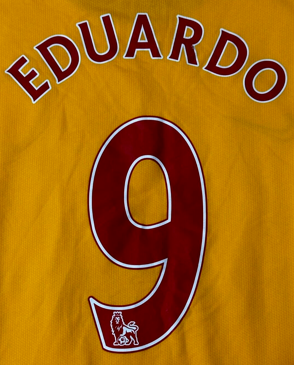 Nike Fly Emirates Arsenal #9 EDUARDO Long Sleeve Jersey Mens Nike Fly Emirates Arsenal #9 EDUARDO Long Sleeve Jersey Mens