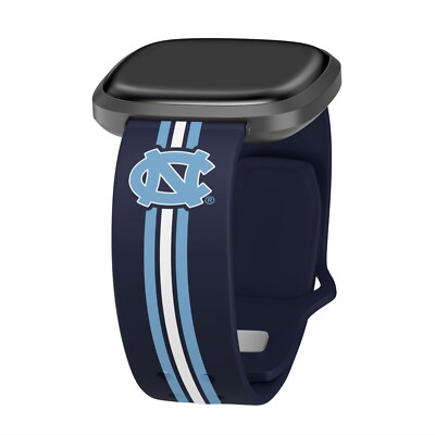 North Carolina Tar Heels HD Watch Band for Fitbit Versa  and Sense