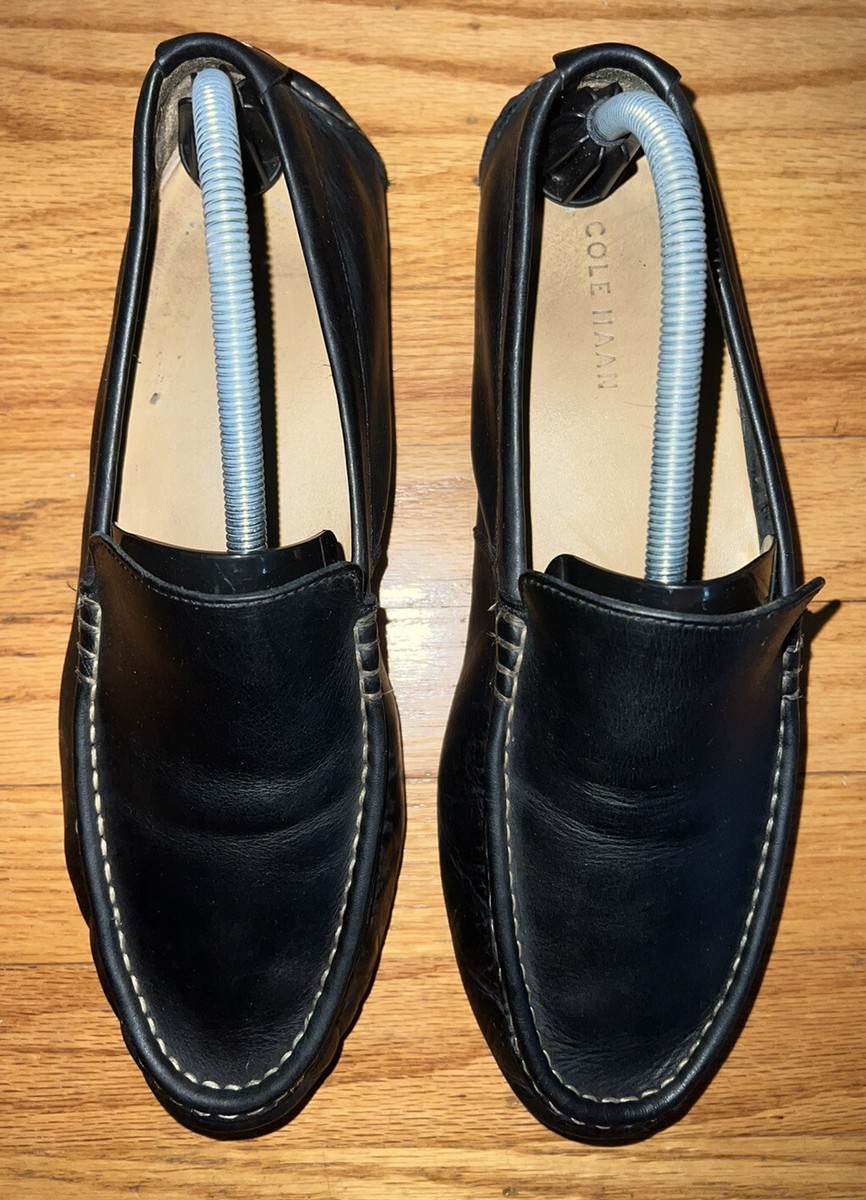 Cole Haan Somerset Venetian II Black Leather Driving Loafers  display picture 2