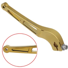 Front Left Gold Slim Shift Shifter Lever for Harley Dyna FXDB FXDWG FXDF FXD FLD