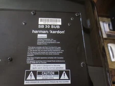 Replacement Subwoofer /Speaker  for the  Harmon / Kardon SB30 Enclosure