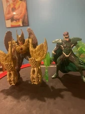DC Kenner Total Justice JLA Hawkman and Parallax Green Lantern  Complete