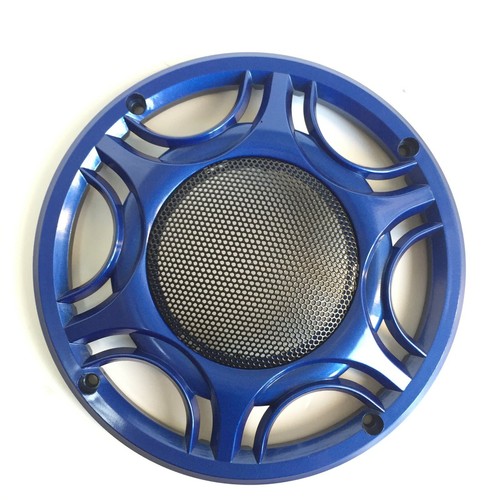 6" Speaker Cover Blue ABS Frame Metal Mesh Grill For Car Audio DJ PA 20mm High - Picture 7 of 7