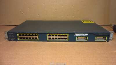 Cisco WS-C2950G-24-EI Catalyst 2950G 24-Port 10/100 LAN Network Switch + RM EARS