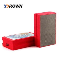 Electroplated Diamond Hand Polishing Pads Foam Back for  Glass Ceramic Grain