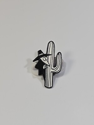 Spy vs. Spy Lapel Pin Mad Magazine Artist Antonio Prohias Black Spy #3