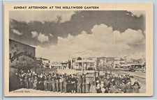 Postcard Sunday Afternoon at the Hollywood Canteen for Service Men California