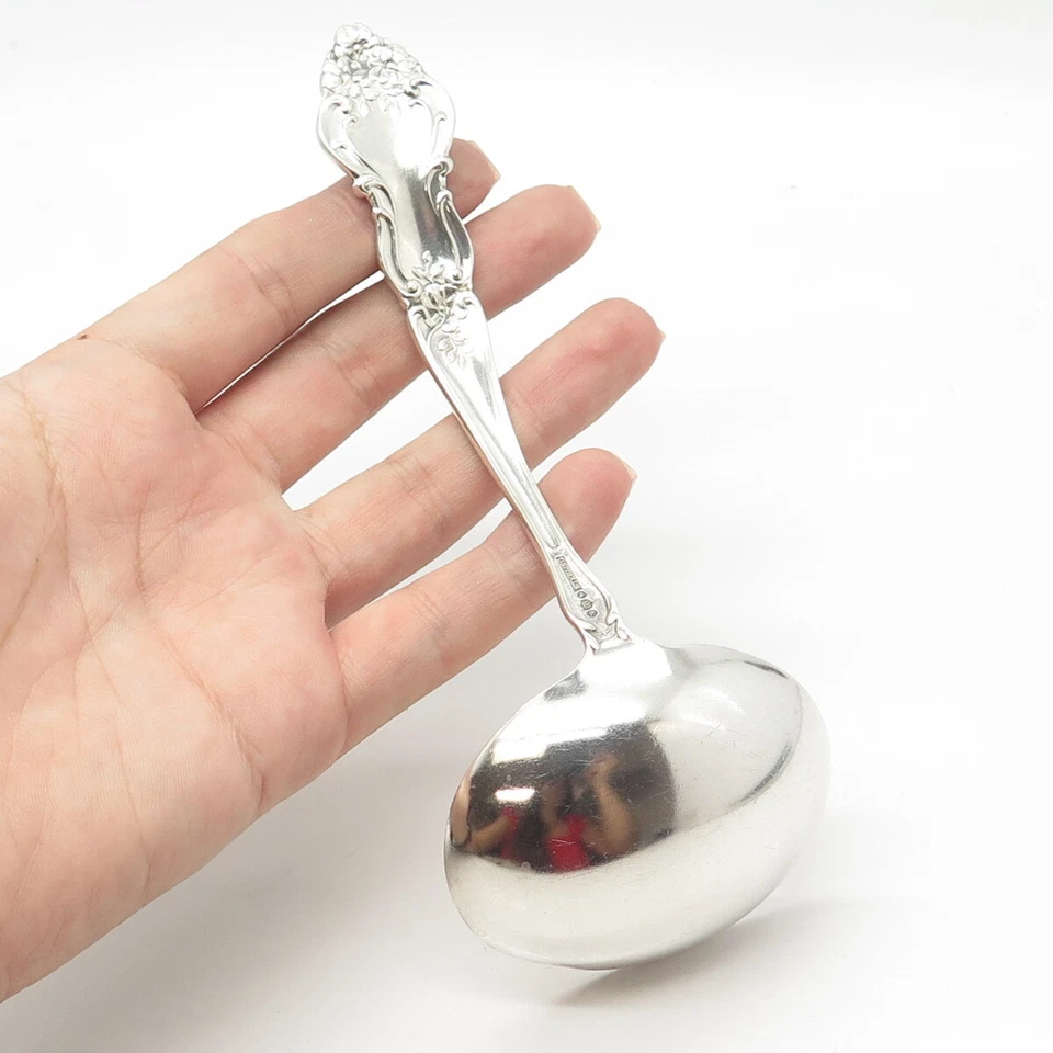 Antiguo cucharón Watson Meadow Rose Art Deco de plata de ley 925 - 1907 Foto 2 de 4