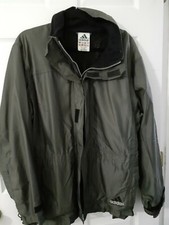 Vintage Adidas Equipment CA 00411 RN 88387 Mens Zip Olive Jacket Size M