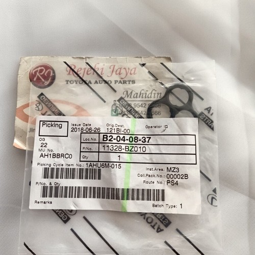 Genuine Timing Gear O Ring Seal 11328-BZ010 Fit 2003-2018 Toyota Avanza Rush OEM - Picture 2 of 2