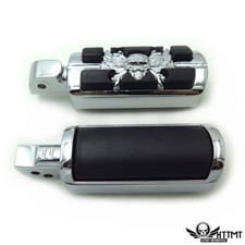 Escaleras calavera pirata para Yamaha V-Star 1000 650 Royal Star V-Max Virago Stryker