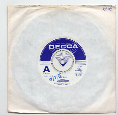 (G347) Morris Albert, Feelings - 1974 - 7'' vinyl
