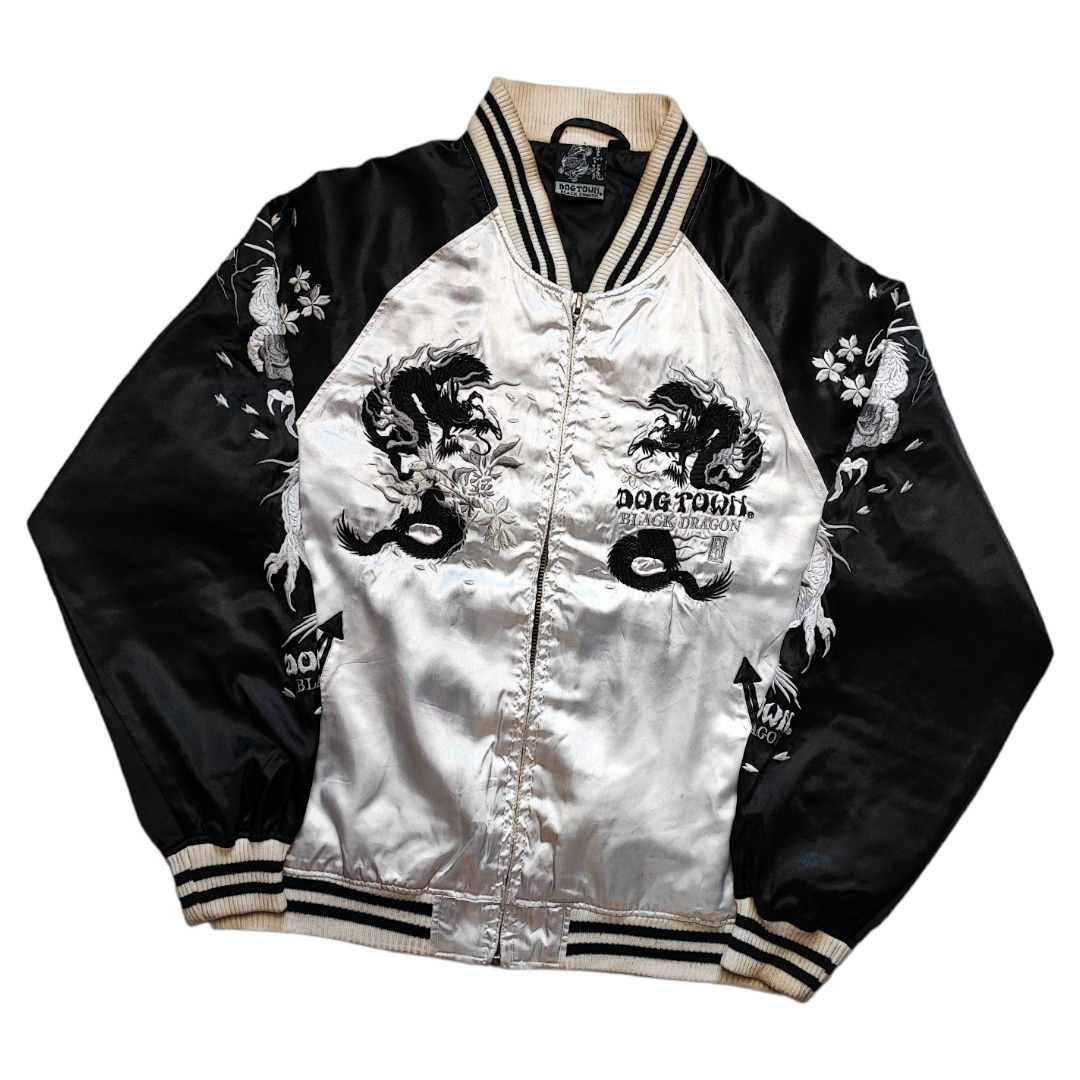 Vintage Dog Town Black Dragon Sukajan Souvenir Jacket | eBay Vintage Dog Town Black Dragon Sukajan Souvenir Jacket | eBay