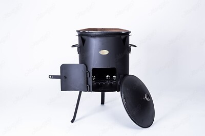 Traditional Kazan Qazon 9L-2.3gal & Oven Uchag Ochag Pilaf Plov Cast Iron