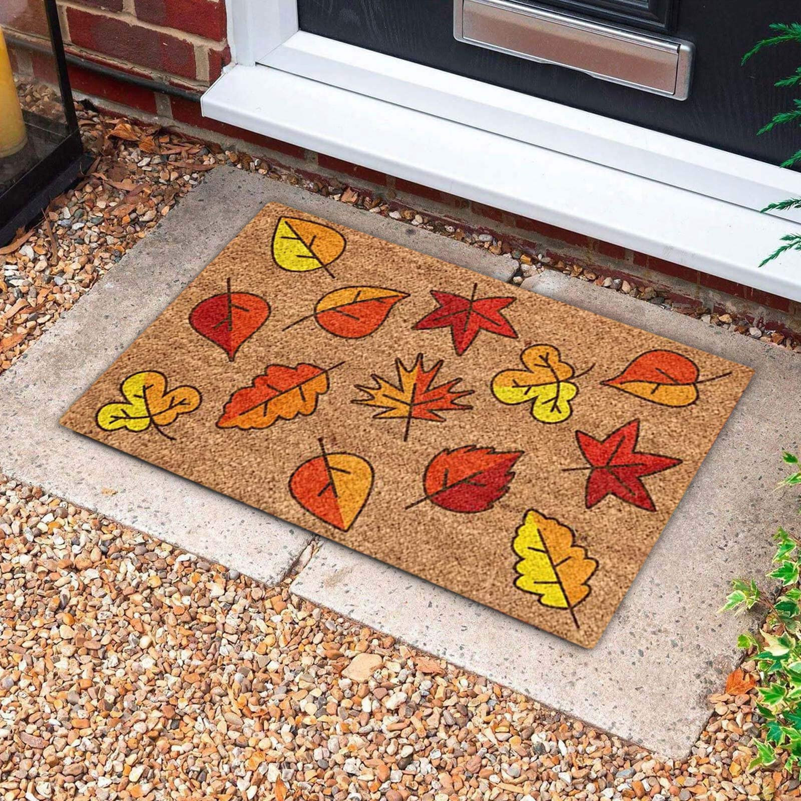 NonSlip Door Print Mat Indoor Outdoor Carpet Rectangle Home