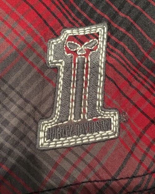 s NWT HARLEY DAVIDSON 99057-16VM Plaid Snap Short Sleeve Shirt Small