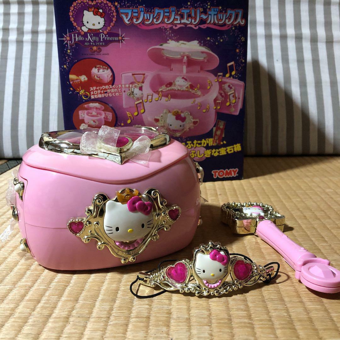 Hello Kitty Magic jewelry box Sanrio TOMY vintage toy