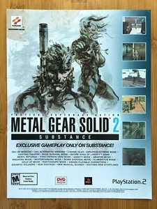 Metal Gear Solid 2 Poster | eBay