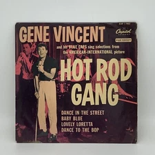 Gene VINCENT - "Hot Rod Gang" ORIGINAL 1ST UK PRESS CAPITOL EAP 1-985 7" EX/EX