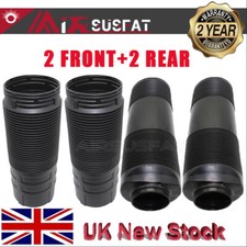 4PCS FOR MERCEDES W220 W215 FRONT + REAR DUST BOOT COVER ABC HYDRAULIC SHOCK NEW