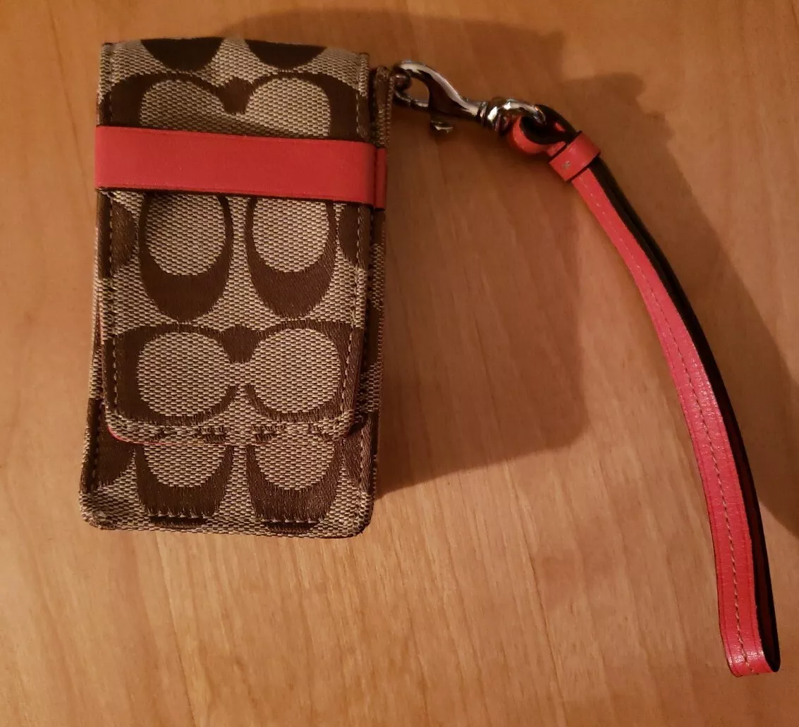VINTAGE COACH PHONE CASE WRISTLET EUC | eBay