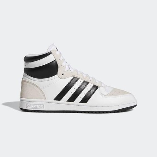 Adidas Top Ten HI White Black Trainers UK 9 - Brand New With Box - Picture 2 of 6
