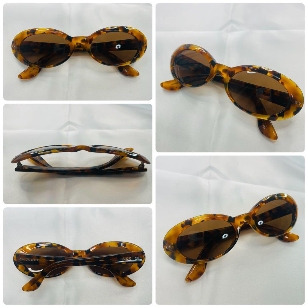 GUCCI Brown Marbled Pattern Sunglasses GG 2413/S D19 52ロ19 GUCCI Brown Marbled Pattern Sunglasses GG 2413/S D19 52ロ19