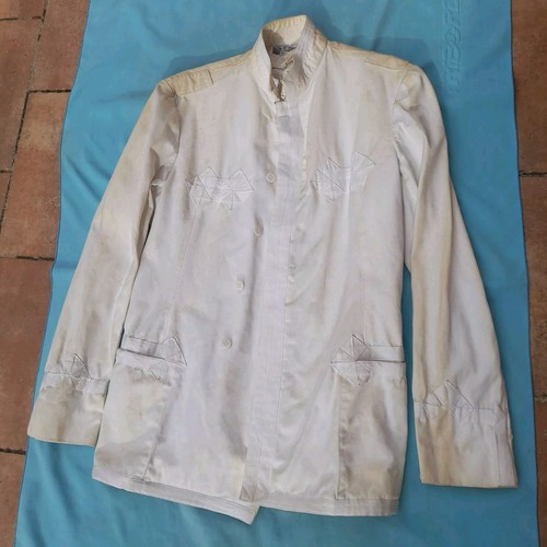 CAMICIA DA UFFICIALE REGIA MARINA ITALIANA WW2 DITTA V. CAMIOLO LIVORNO - Foto 2 di 14