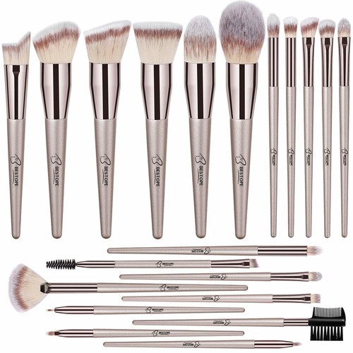 BESTOPE Makeup Brushes 20 Premium Synthetic Contour Concealers Foundation  - Picture 1 of 7