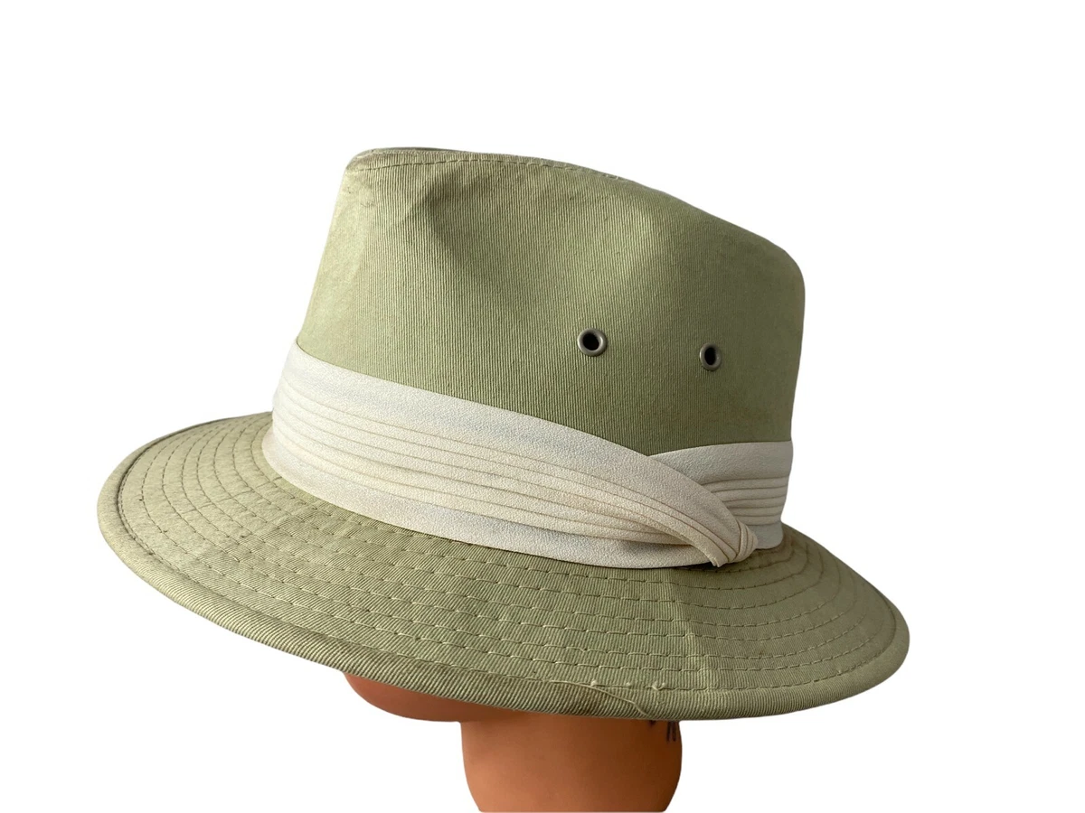Vintage Dorfman Pacific Size S Panama Safari Outback Hat 6 3 4 6