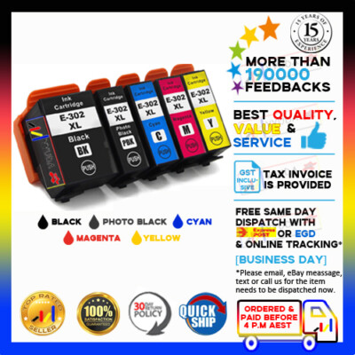 Empty Ink Cartridge Refillable 302XL For EPSON XP-6000 XP-6001 XP-6100