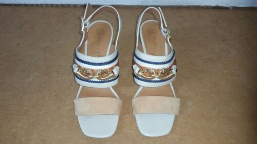 Tory Burch Platform Wedge Designer Style Sandals Size 8M