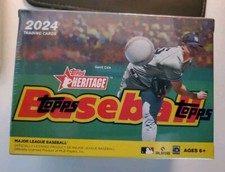 2024 Topps Heritage Baseball Factory Sealed Blaster Box 8 Packs  B