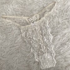 NWT Fredericks Of Hollywood Vintage 90  s Lace Thong