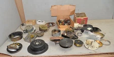 Clock & weather station parts collectible clock shop parts repair tool lot