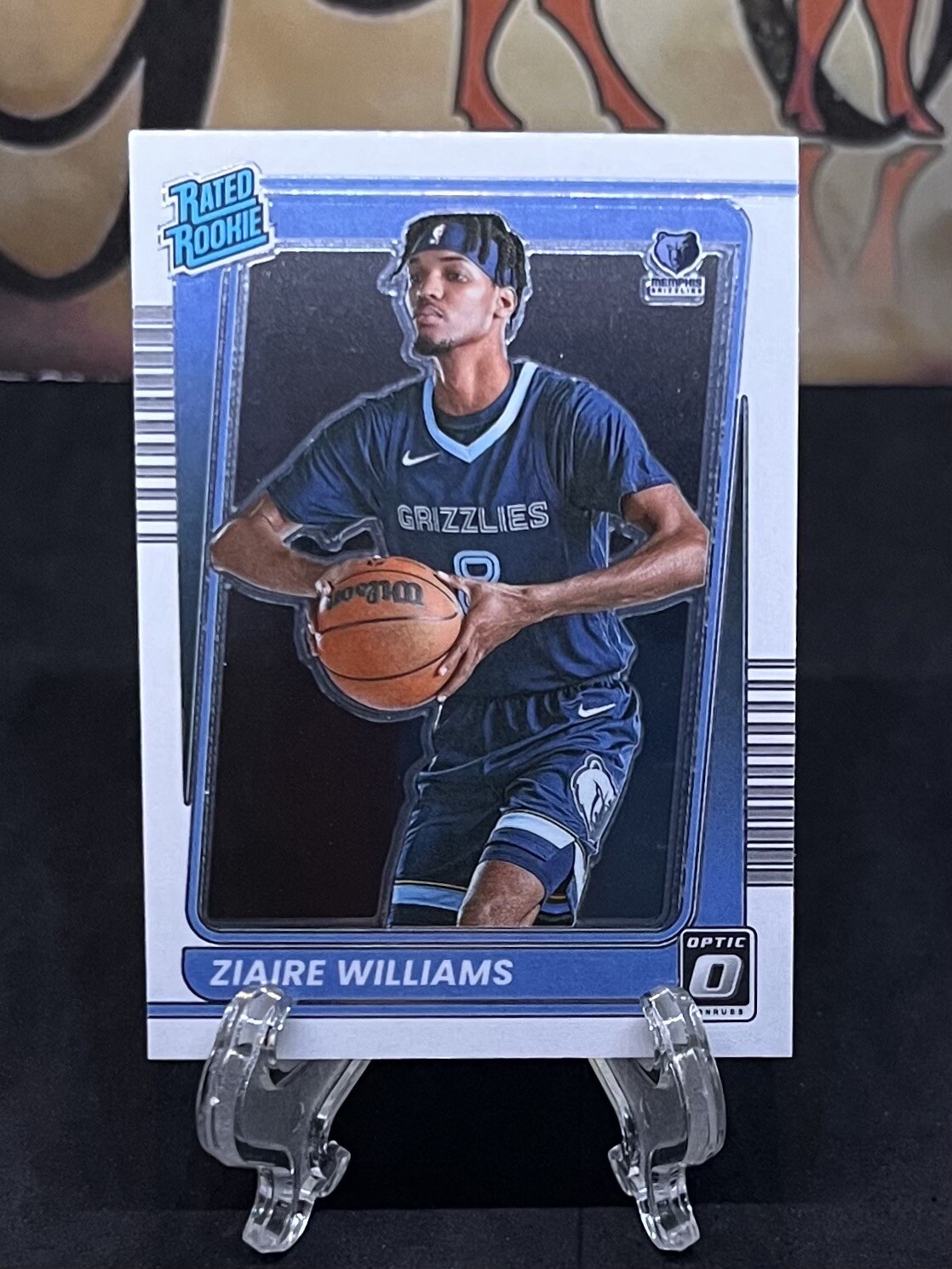 2021-22 Donruss Optic Ziaire Williams RC #198 Rated Rookie Memphis Grizzlies