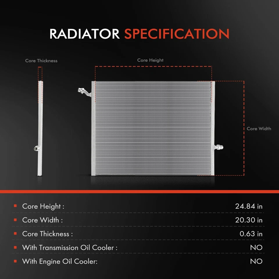 Radiator for Mercedes-Benz W222/A217 Maybach S550 Maybach S600 S550 S550e S600 - Image 2 of 4