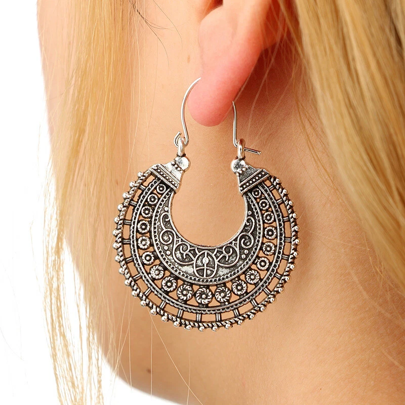 Hippie style earrings outlet
